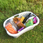 Collapsible Laundry Basket Foldable Space-Saving Design with Carry Handles 67L