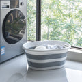 Collapsible Laundry Basket Foldable Space-Saving Design with Carry Handles 67L