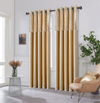 Silk Velvet Curtains – Luxury Blackout Style Panel Pair