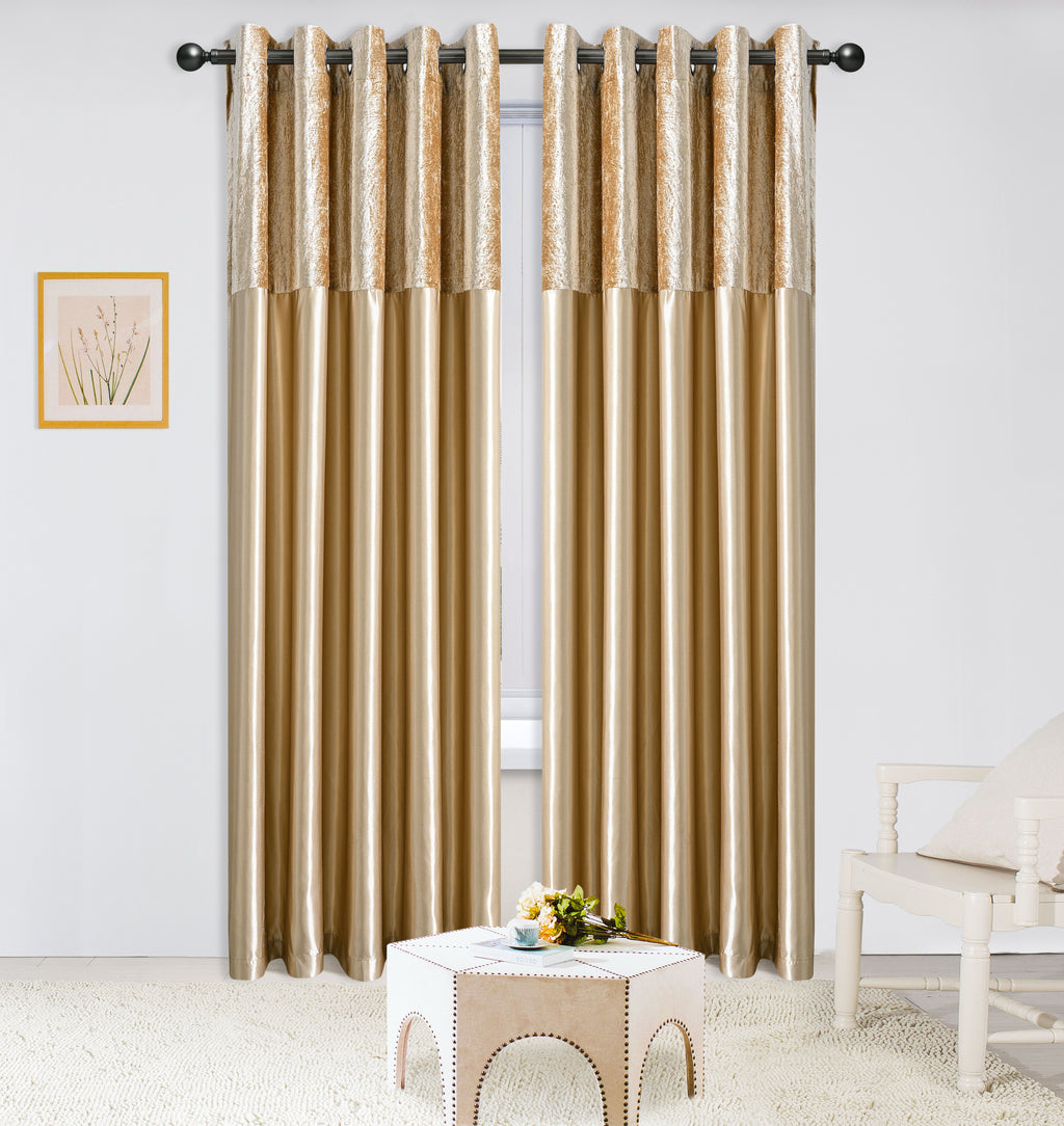Silk Velvet Curtains – Luxury Blackout Style Panel Pair