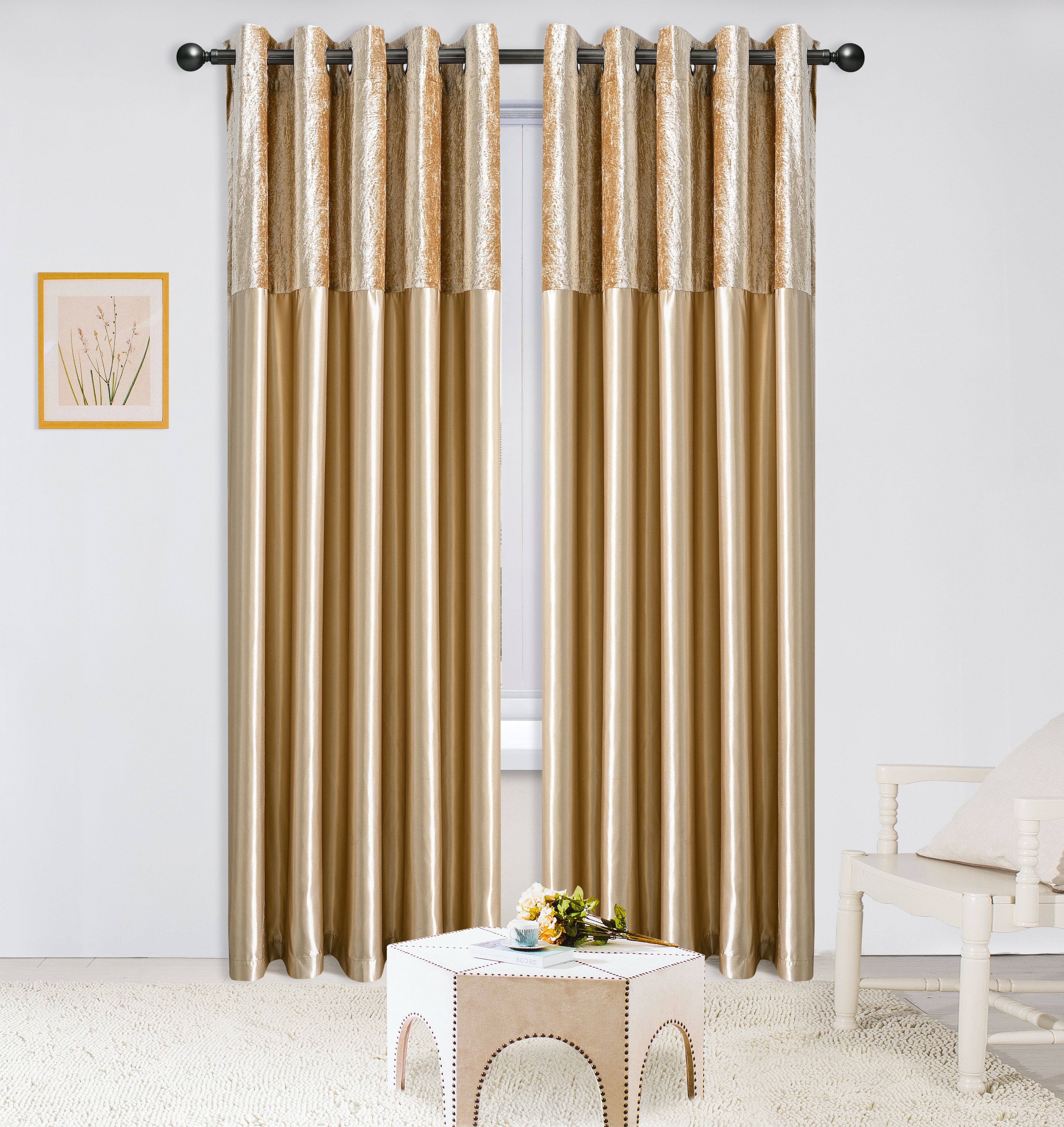 Silk Velvet Curtains – Luxury Blackout Style Panel Pair