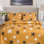 Luxury 3 Piece Bedding Set – Soft Microfibre Bedspread with Pillowcases | Lightweight & Cosy Bedspread-Milan