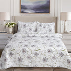 Luxury 3 Piece Bedding Set – Soft Microfibre Bedspread with Pillowcases | Lightweight & Cosy Bedspread-Milan