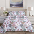 Luxury 3 Piece Bedding Set – Soft Microfibre Bedspread with Pillowcases | Lightweight & Cosy Bedspread-Milan