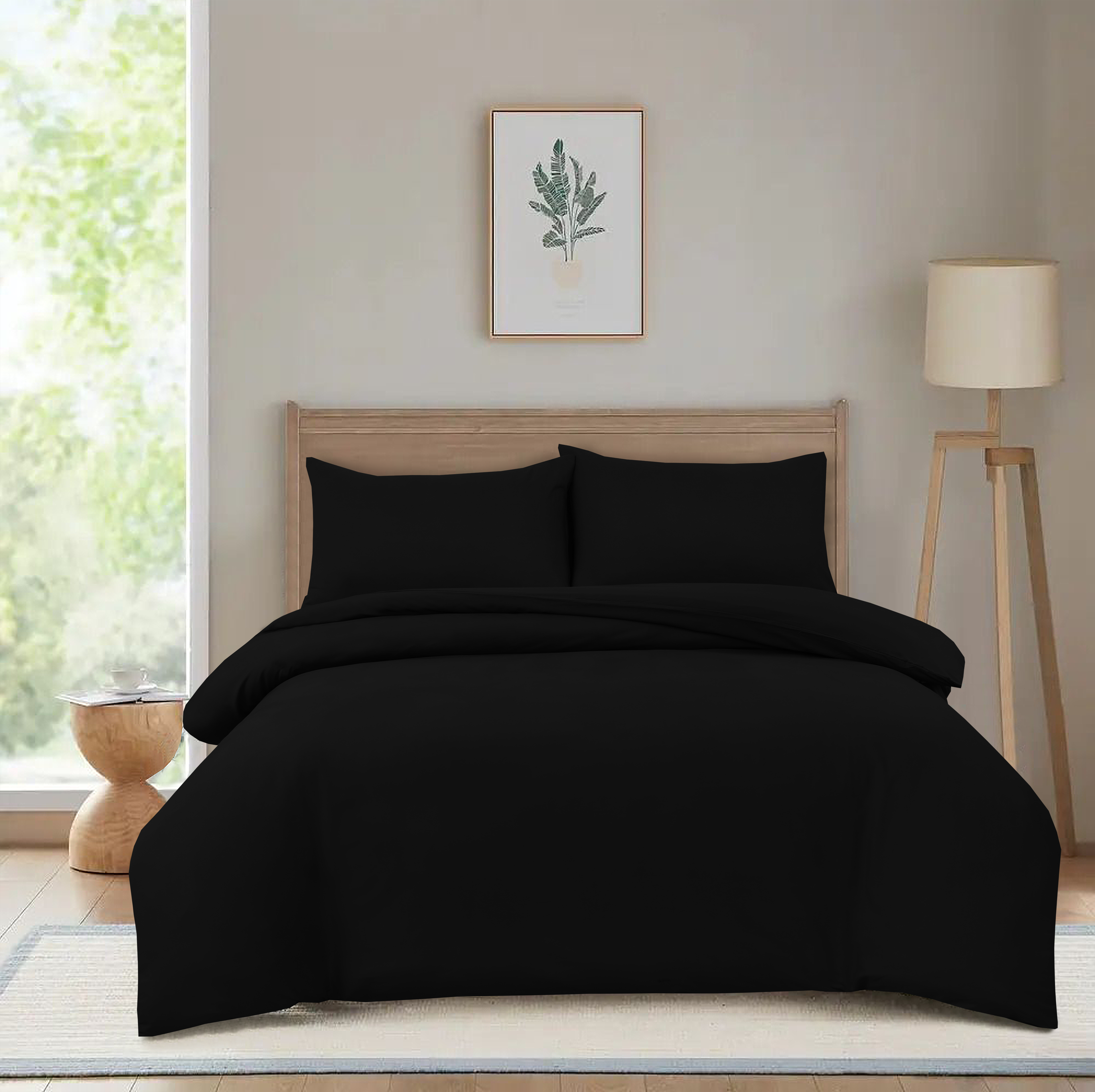 MillPrice Luxury 3-Piece Microfibre Duvet Cover Set – Single, Double, King & Super King