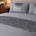 Premium Velvet Panel Duvet Cover Set – Soft Luxury Bedding Upgrade