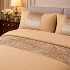 Premium Velvet Panel Duvet Cover Set – Soft Luxury Bedding Upgrade
