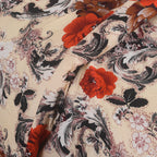 3pcs Printed Floral Duvet Set, Soft Bedding Set for Single Double King Super King, Elegant Duvet Cover Set with Pillowcases