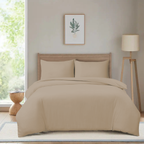 MillPrice Luxury 3-Piece Microfibre Duvet Cover Set – Single, Double, King & Super King