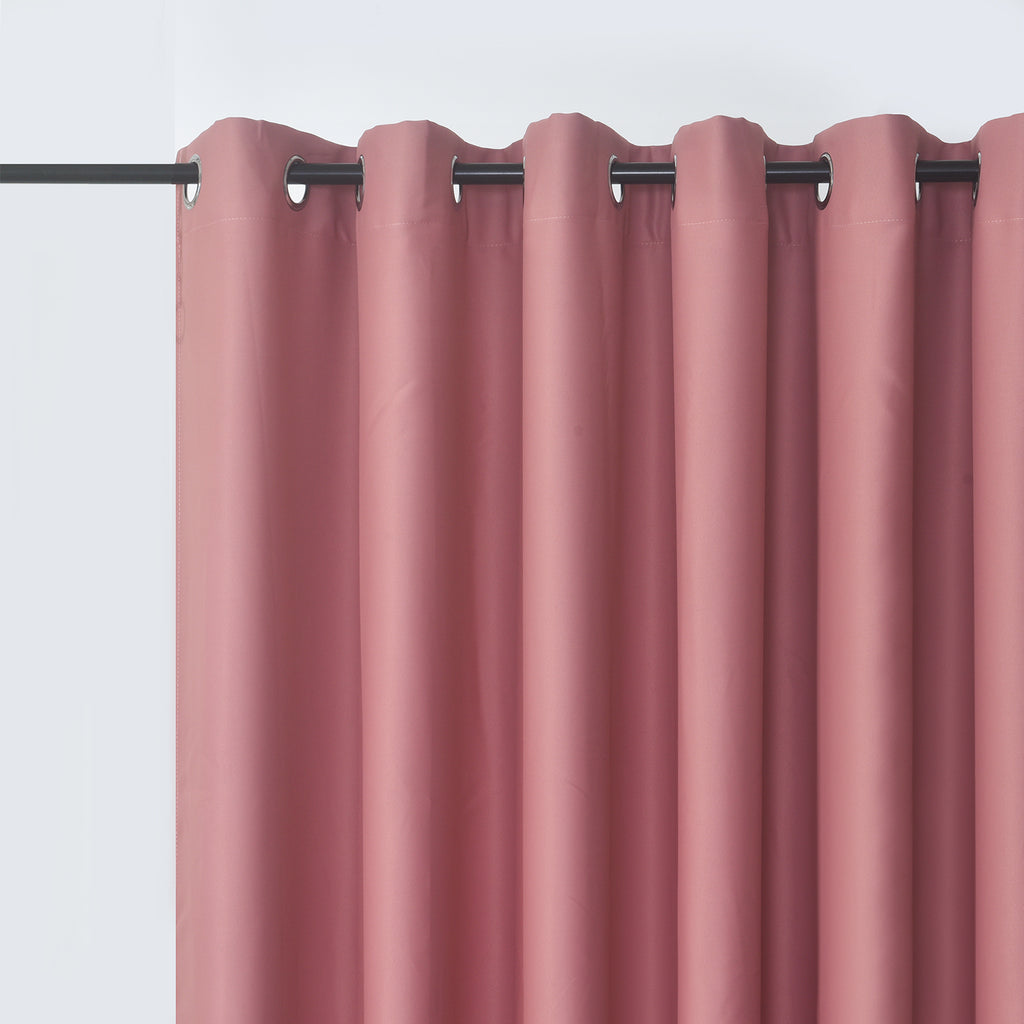 Blackout Curtains Pair, Thermal Insulated Eyelet Curtains for Bedroom & Living Room