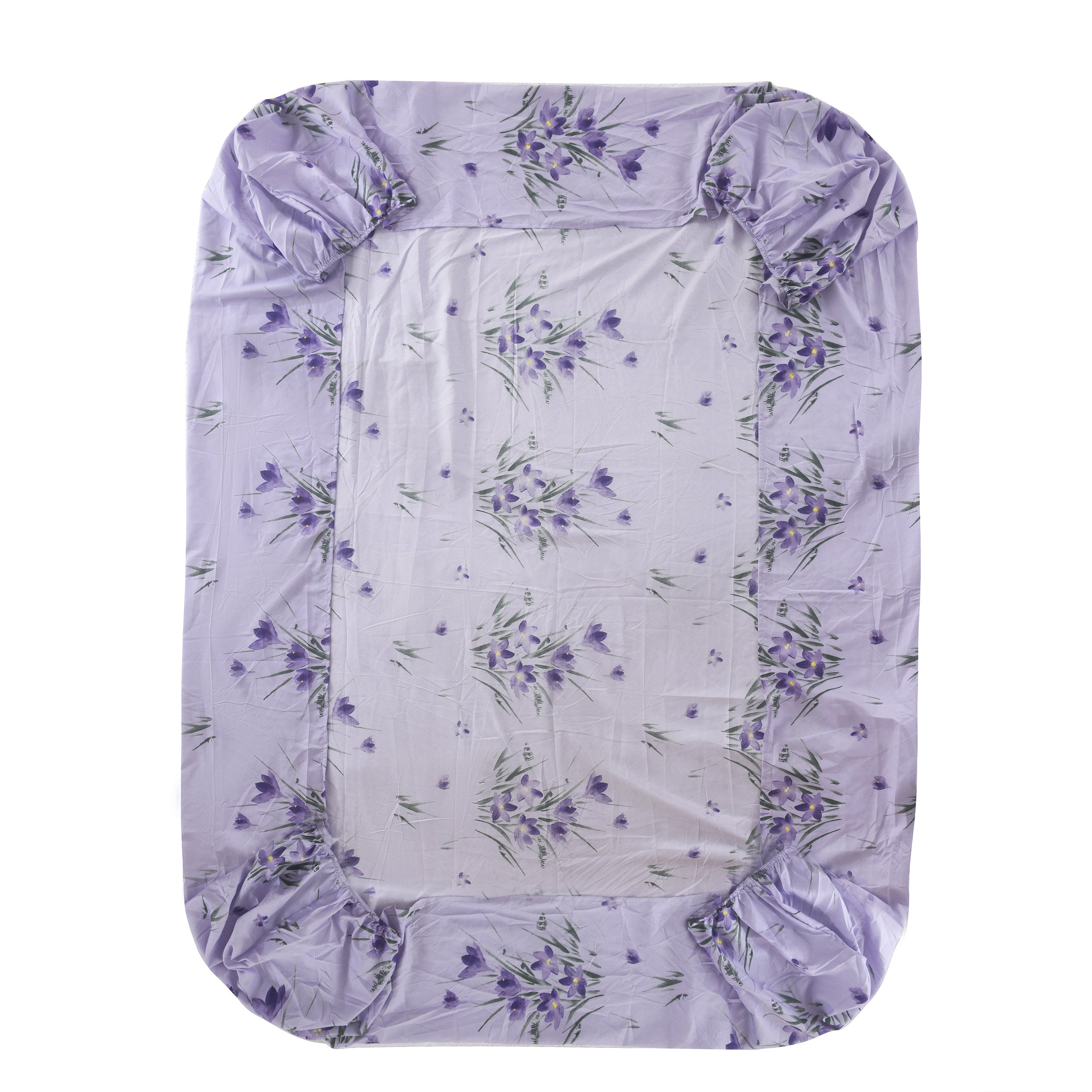 MillPrice 4 Piece Bedding Set Soft Microfibre Duvet Cover Fitted Sheet & Pillowcases Single Double King Super King