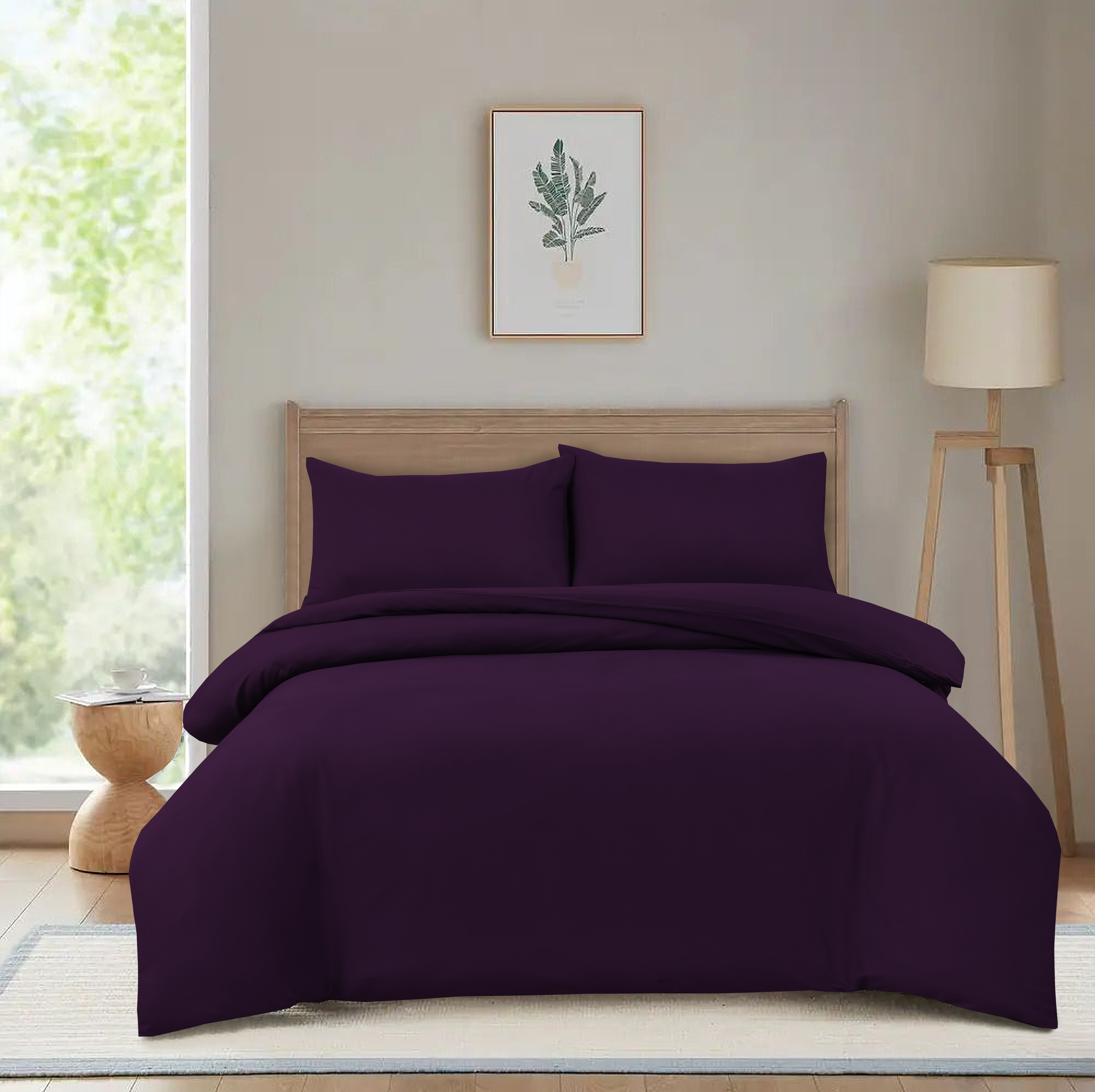 MillPrice Luxury 3-Piece Microfibre Duvet Cover Set – Single, Double, King & Super King