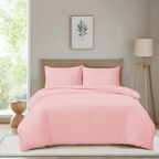 MillPrice Luxury 3-Piece Microfibre Duvet Cover Set – Single, Double, King & Super King