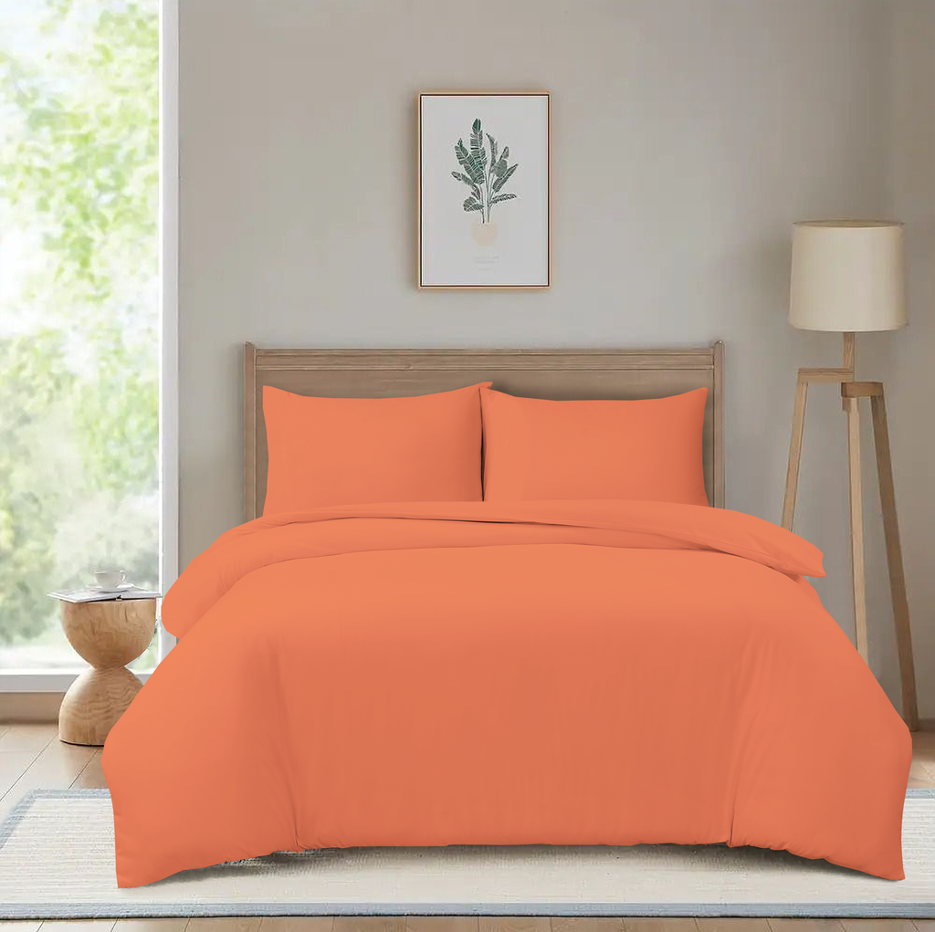 MillPrice Luxury 3-Piece Microfibre Duvet Cover Set – Single, Double, King & Super King
