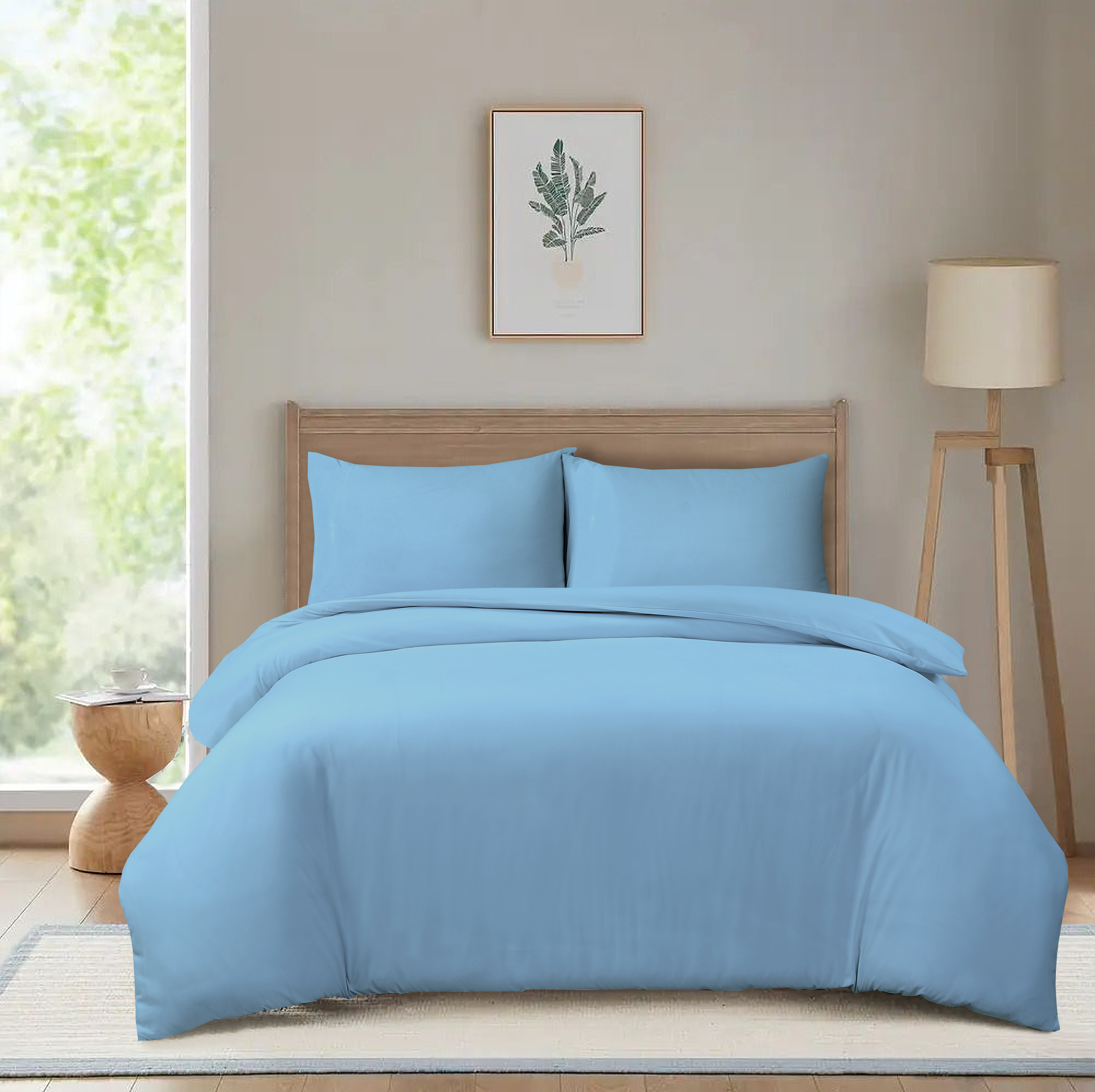 MillPrice Luxury 3-Piece Microfibre Duvet Cover Set – Single, Double, King & Super King