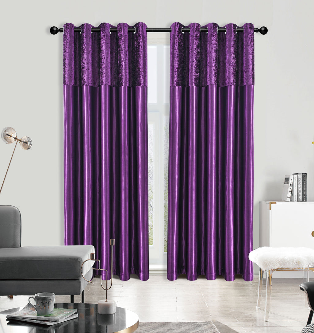 Silk Velvet Curtains – Luxury Blackout Style Panel Pair
