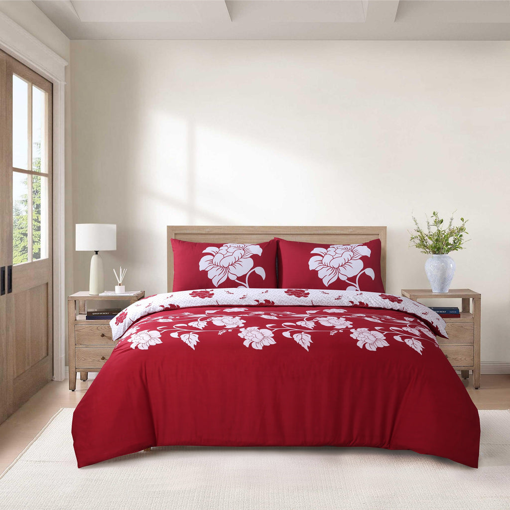 MillPrice Soft 4-Piece Bedding Set – Luxury Duvet Cover + Fitted Sheet And 2 Pillowcases