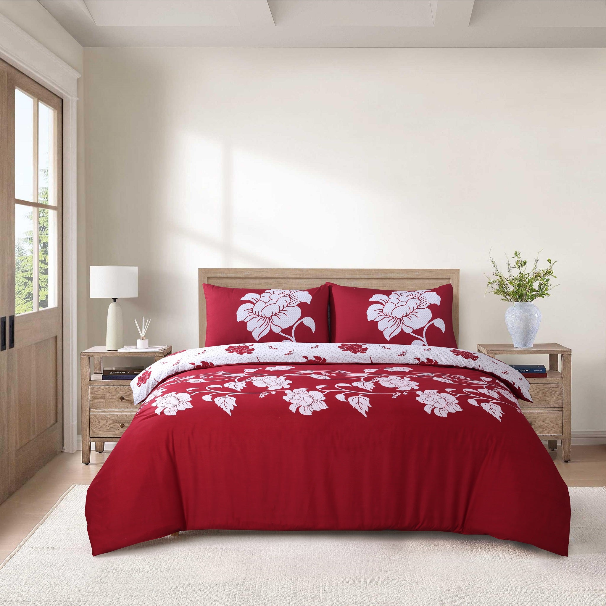 MillPrice Soft 4-Piece Bedding Set – Luxury Duvet Cover + Fitted Sheet And 2 Pillowcases