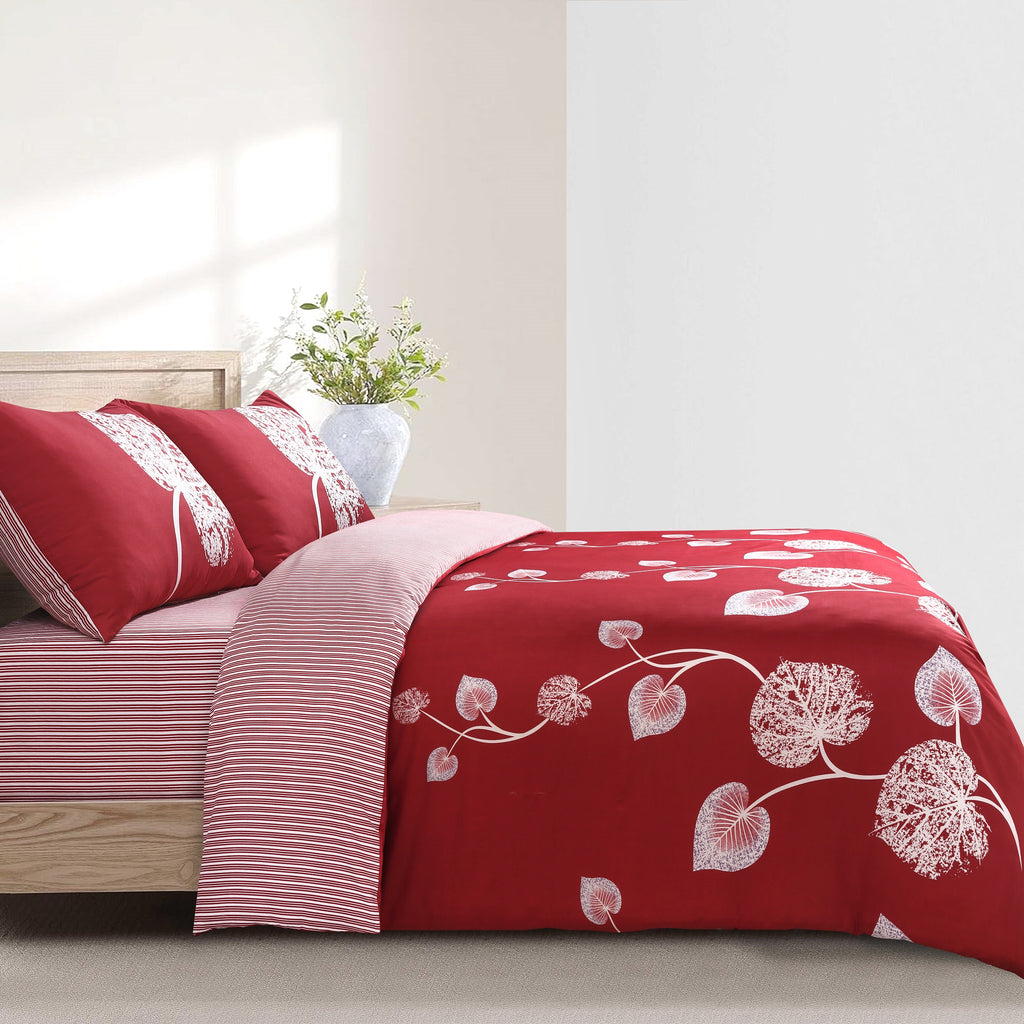 MillPrice Soft 4-Piece Bedding Set – Luxury Duvet Cover + Fitted Sheet And 2 Pillowcases