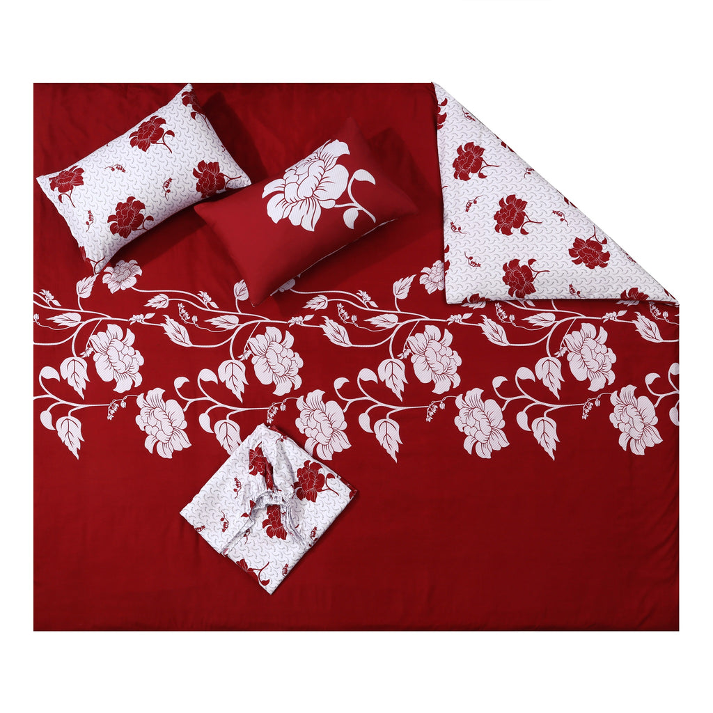 MillPrice Soft 4-Piece Bedding Set – Luxury Duvet Cover + Fitted Sheet And 2 Pillowcases