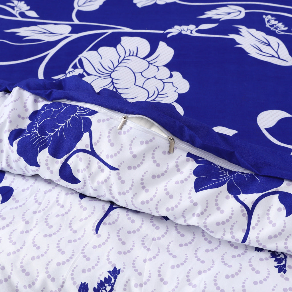 MillPrice Soft 4-Piece Bedding Set – Luxury Duvet Cover + Fitted Sheet And 2 Pillowcases