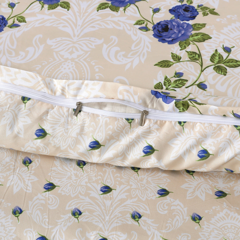 MillPrice Soft 4-Piece Bedding Set – Luxury Duvet Cover + Fitted Sheet And 2 Pillowcases