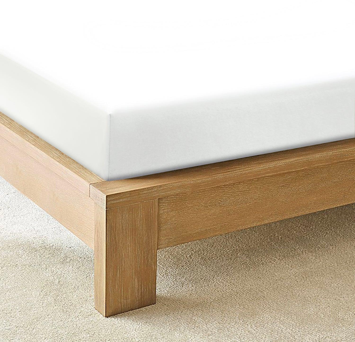 Extra Deep 25 cm Luxury Fitted Sheets - Plain Dyed, Shrinkage and Fade Resistant Bottom Sheet