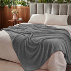 MillPrice Plain Fleece Throw Blanket – Soft Everyday Warmth
