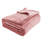 MillPrice Plain Fleece Throw Blanket – Soft Everyday Warmth