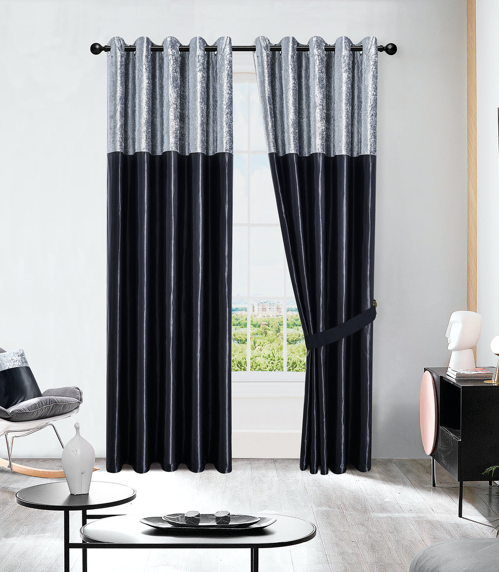 Silk Velvet Curtains – Luxury Blackout Style Panel Pair