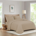MillPrice Luxury 3-Piece Microfibre Duvet Cover Set – Single, Double, King & Super King