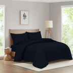 MillPrice Luxury 3-Piece Microfibre Duvet Cover Set – Single, Double, King & Super King