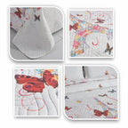 MillPrice Quilted 3-Piece Bedspread Set – Elegant Layered Comfort with Coordinated Pillowcases