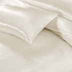 Luxury Satin Silk 6-Piece Bedding Set – Duvet Cover, Fitted Sheet & Pillowcases – Hotel-Style Soft, Elegant Bed Linen UK Sizes
