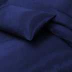 Luxury Satin Silk 6-Piece Bedding Set – Duvet Cover, Fitted Sheet & Pillowcases – Hotel-Style Soft, Elegant Bed Linen UK Sizes