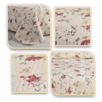 MillPrice Quilted 3-Piece Bedspread Set – Elegant Layered Comfort with Coordinated Pillowcases