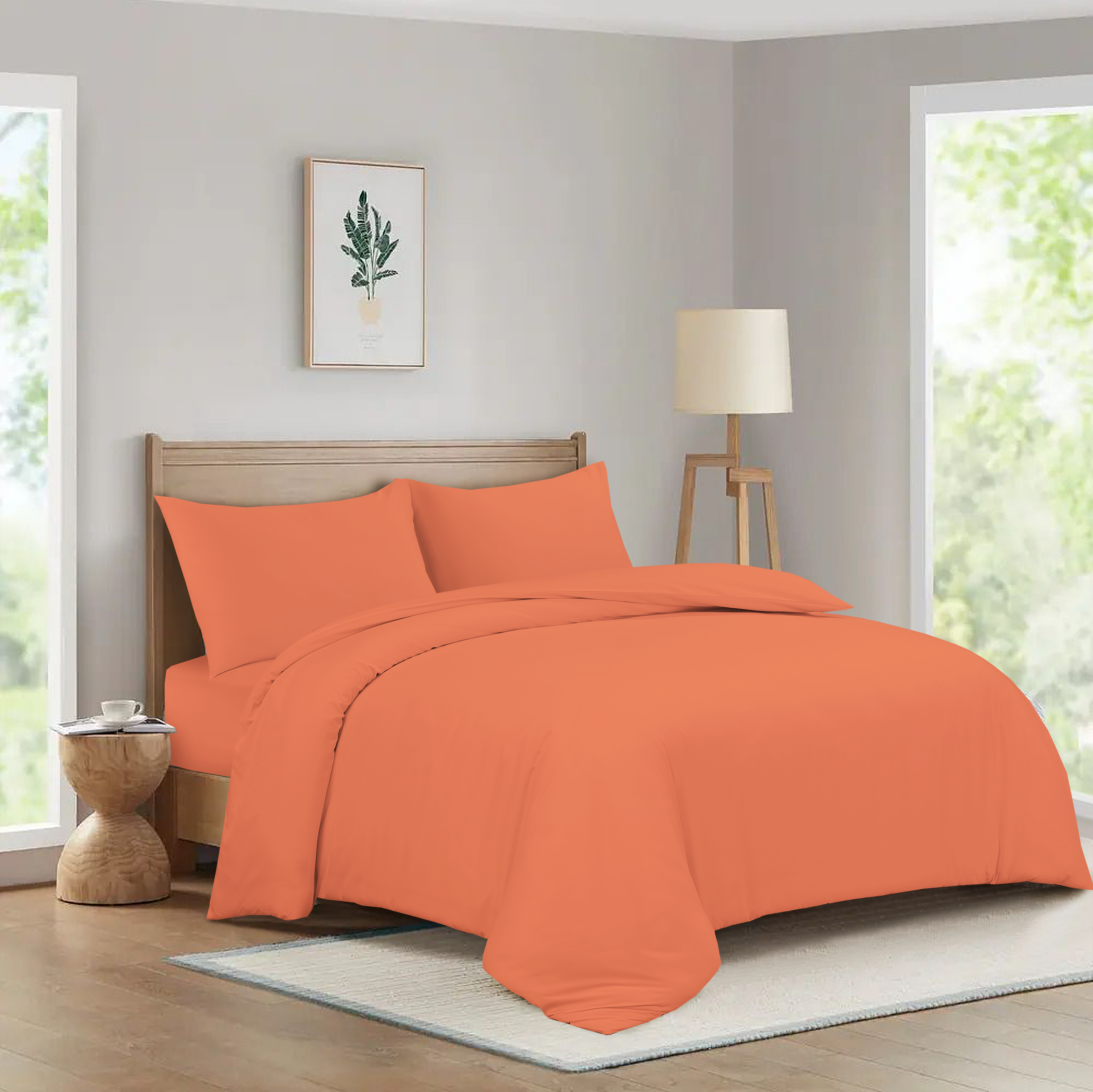 MillPrice Luxury 3-Piece Microfibre Duvet Cover Set – Single, Double, King & Super King