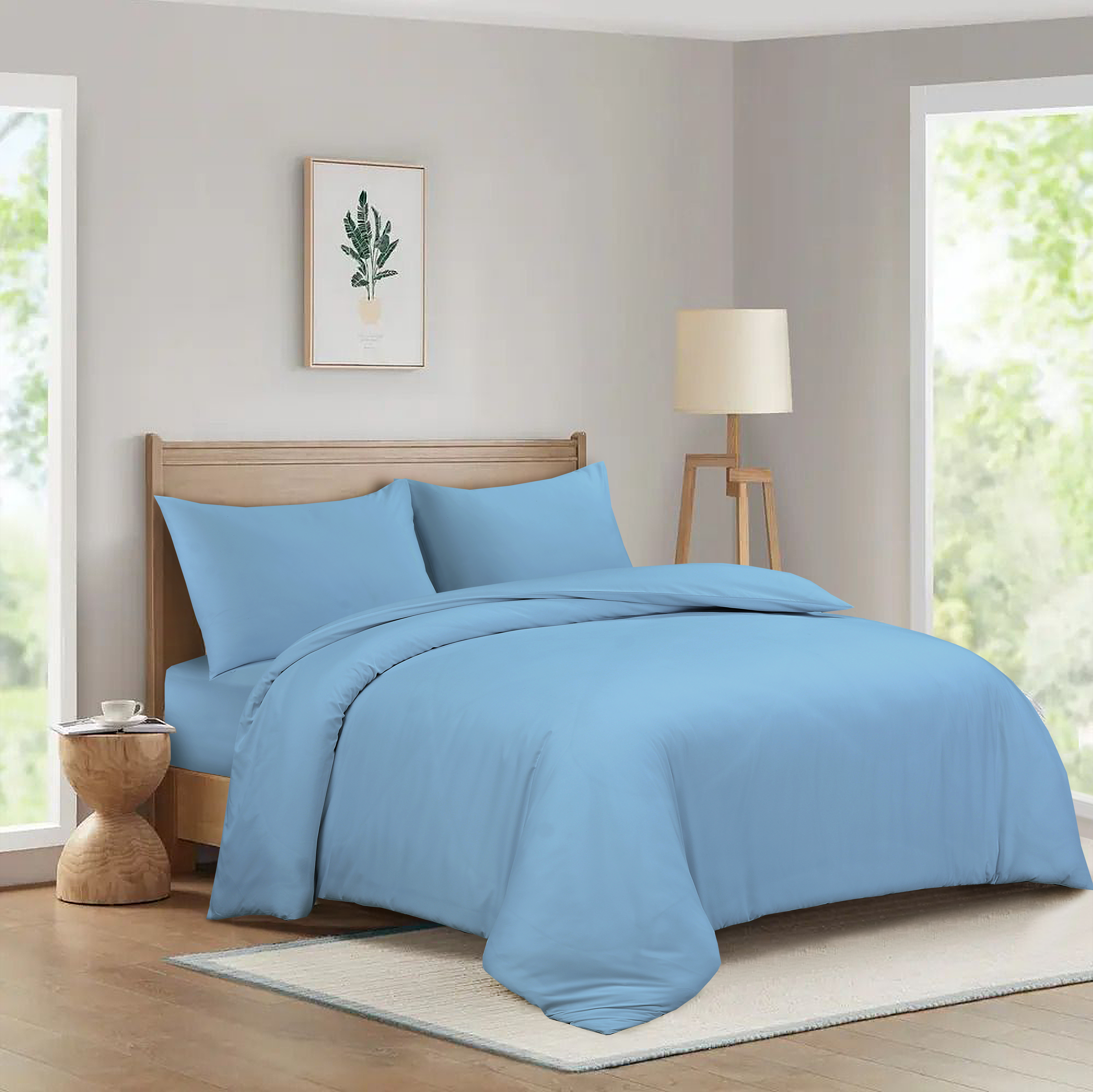 MillPrice Luxury 3-Piece Microfibre Duvet Cover Set – Single, Double, King & Super King