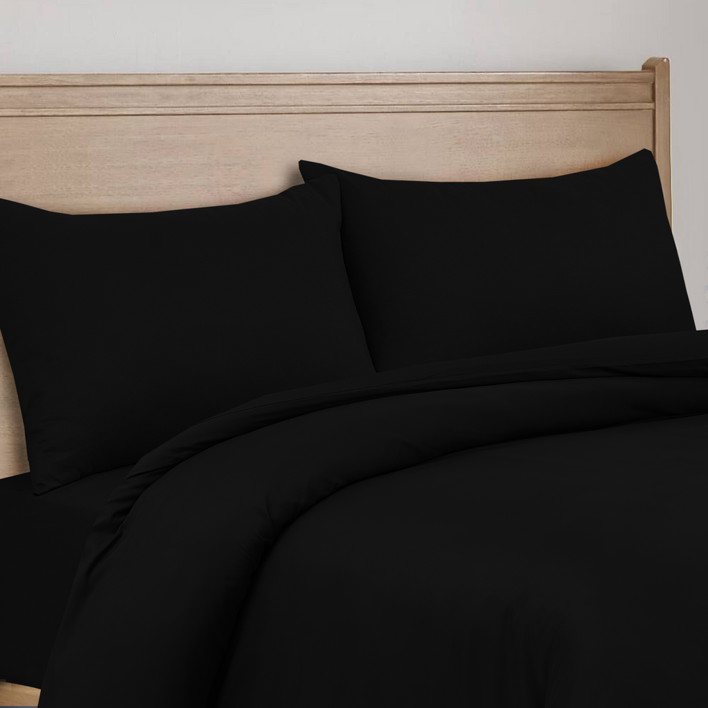 MillPrice Luxury 3-Piece Microfibre Duvet Cover Set – Single, Double, King & Super King