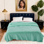 MillPrice Plain Fleece Throw Blanket – Soft Everyday Warmth
