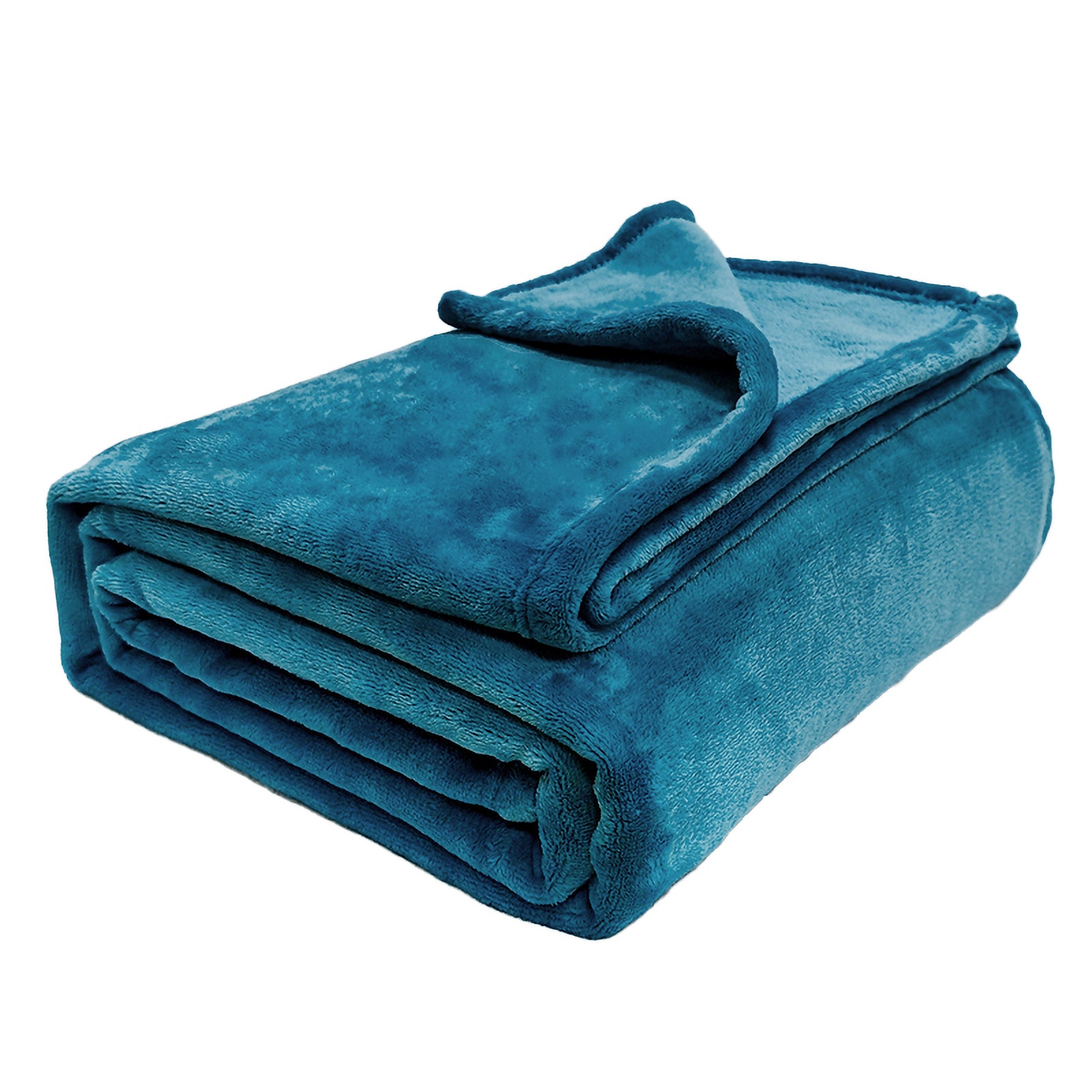 MillPrice Plain Fleece Throw Blanket – Soft Everyday Warmth