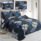Luxury 3 Piece Bedding Set – Soft Microfibre Bedspread with Pillowcases | Lightweight & Cosy Bedspread-Milan