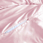 Luxury Satin Silk 6-Piece Bedding Set – Duvet Cover, Fitted Sheet & Pillowcases – Hotel-Style Soft, Elegant Bed Linen UK Sizes