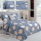 Luxury 3 Piece Bedding Set – Soft Microfibre Bedspread with Pillowcases | Lightweight & Cosy Bedspread-Milan