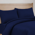MillPrice Luxury 3-Piece Microfibre Duvet Cover Set – Single, Double, King & Super King