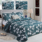 MillPrice Quilted 3-Piece Bedspread Set – Elegant Layered Comfort with Coordinated Pillowcases