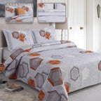 Luxury 3 Piece Bedding Set – Soft Microfibre Bedspread with Pillowcases | Lightweight & Cosy Bedspread-Milan