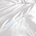 Luxury Satin Silk 6-Piece Bedding Set – Duvet Cover, Fitted Sheet & Pillowcases – Hotel-Style Soft, Elegant Bed Linen UK Sizes