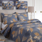 Luxury 3 Piece Bedding Set – Soft Microfibre Bedspread with Pillowcases | Lightweight & Cosy Bedspread-Milan