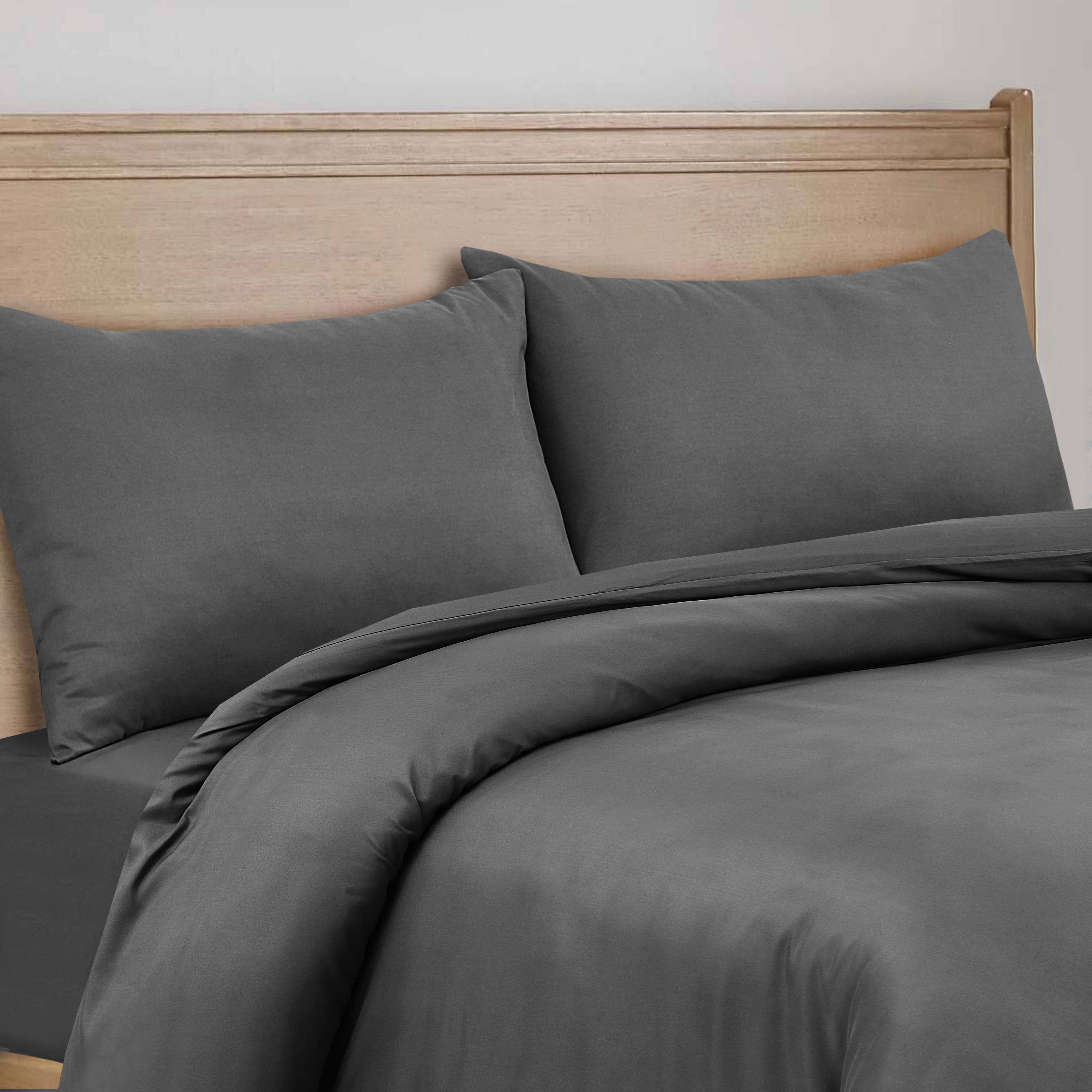 MillPrice Luxury 3-Piece Microfibre Duvet Cover Set – Single, Double, King & Super King